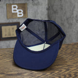 Mens Vintage Patch Blue Triangle Hardwoods Trucker Hat Cap Navy Blue OS
