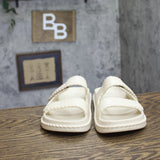 Shade & Shore Lightweight 2-Band Bay Sandals 94748311 Cream Off White 7M
