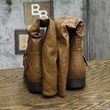 Journee Collection Womens Stormy Stacked Heel Riding Boots STORMY Tan Brown 7M