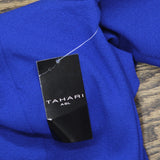 Tahari ASL Womens Rhinestone Trim Shift Dress DAM625-T4 Cobalt Blue 8