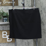 Rafaella Womens Business Modern Wrap Skirt Plus LRBSC066R1 Black 16W