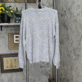 Lc Lauren Conrad Women's Cable-Knit Texture Sweater WL23S031RN Gray M