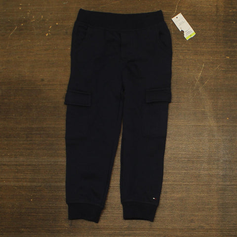 Tommy Hilfiger Toddler Boys Cargo Jogger Sweatpants Navy Blue 4T