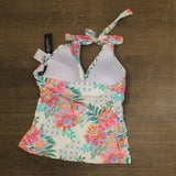La Blanca Rivera Resort Halter Goddess Tankini Swim Top LB5SW84M White Multi 12