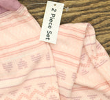 Splendid Womens Knit Jogger Pajama Pants RLD0298 Pink Geometric L