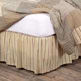 VHC Brands Miller Farm Bed Skirt 1671b18c5f010e Biscotti Brown Queen