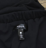 Aqua Womens Woven Balloon Pull On Pants IPO81200 Black L