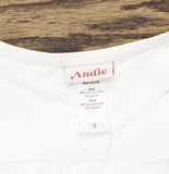 Andie Womens Ribbed The Malibu One Piece Swimsuit A7-A402-547967D0B42E White S