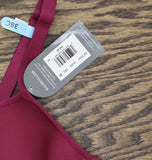 Bali Underwire Breathe Modal T-Shirt Bra DF7592 Deep Cerise Purple 38C