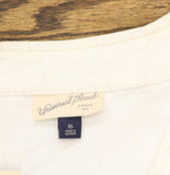 Universal Thread Womens V-Neck Denim Vest 89874072 White XS