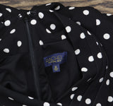 RACHEL by Rachel Roy Polka Dot Harland Printed Halter Dress Black / White M