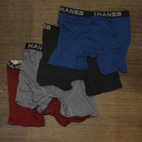 Hanes Ultimate Men's Total Support Pouch Boxer Brief UFSBA4 Assorted L