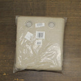 G.H. Bass & Co. Curtains Pair Lined Faux Fur Faux Sherpa Oatmeal Brown 50x95