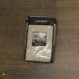 J. Queen New York Lyndon Quilted Single Pillow Sham Taupe Brown King