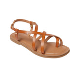 Universal Thread Womens Kailey Sandals Strappy 94944606 Cognac Brown 7.5M