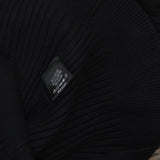 Belldini Womens Quarter Length Zipper Polo Sweater BS235289X Black 1X