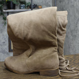 Journee Collection Womens Wide Calf Mount Boot MOUNT-TAU Taupe Brown 9M-WC