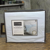 Madison Park 500 TC Egyptian Cotton 4-Piece Sheet Set MP20-8229 Blue Queen