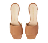 Stuart Weitzman Womens Cayman Block Heel Sandal SE013 Tan Brown 7B