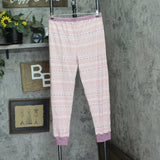 Splendid Womens Knit Jogger Pajama Pants RLD0298 Pink Geometric L