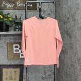 Hurley Womens UPF 50+ Long Sleeve Rashguard 1580006 Coral Pink M