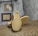 Style & Co. Womens Vernn Embellished Wedge Sandals 10020317500 Brown 9M