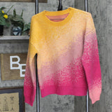 Unbranded Womens Knit Ombre Sweater 166158d8b13314 Pink Multi See Measurements