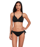 Lauren Ralph Lauren Beach Club Underwire Full Coverage Bikini Swim Top Black 6