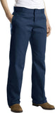 Dickies Women's Original 774 Work Pant FP774DN Dark Navy Blue 8 Tall