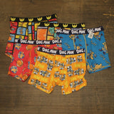 Bioworld 5-Pack Fun All-Over Print Boys Boxer Briefs Blue Multicolor L (10/12)
