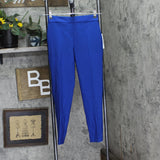 DKNY Slim-Leg Ankle Pants with Elasticated-Back UG4PD327 Lapis Blue 0