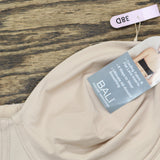Bali Womens Coolest Smoothing Strapless Minimizer Bra Beige Brown 38D