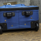 Tag 4-Piece Softside Spinner Suitcase Luggage Set Deep Blue 4-Piece