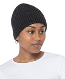 Style & Co. Womens Solid Shine Cuff Beanie MC15421001 Black