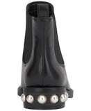 On 34th Womens Jeovana Pearl Chelsea Booties 10019682400 Black Smooth 5.5M