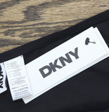 DKNY Womens Classic Mid Rise Bikini Bottoms Swim DIMBS350 Black 2XL