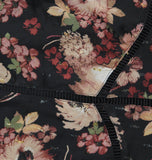 Trixxi Juniors Printed Tiered Short Ruffle Sleeve Dress Multi Floral Black S
