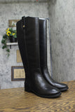 INC International Concepts Womens Fawne Riding Leather Boots FAWNE Black 6M