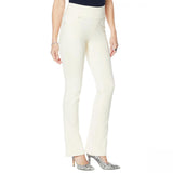 Dg2 Womens Stretch Knit Twill Boot-Cut Jegging 704067 Cream Off White S Tall