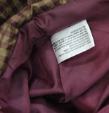 Wild Fable Bow Gingham Puffer Jacket 94658833 Brown Check 2XL