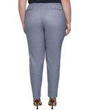 Calvin Klein Plus Mid-Rise Cropped Ankle Pants X25P5063 Limoges Multi Blue 22W