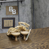 A New Day Womens Esme Floral Crochet Kitten Heels 92979007 Tan Brown 8.5M