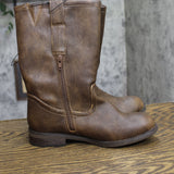 Universal Thread Womens Teddi Boots Mid-Calf Western 95053294 Dark Brown 6M