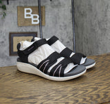 Easy Spirit Weber Womens Sandal Strap SEWEBER2 Black Multi 9.5M