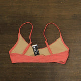 Cotton On Womens Super Scoop-Neck Bikini Top Shell Pink Terry Jacquard S