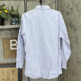 Tommy Hilfiger Mens Ithica Button Up Cotton Dress Shirt Light Blue L 16 32-33