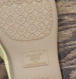 Isotoner Womens Charm Pineapple Fruit Slide Slippers F9881 Yellow L (8.5-9)