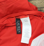 Lauren Ralph Lauren Beach Club Toggle Underwire Camikini Top 20401120 Red 8