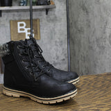 Cliffs By White Mountain Lace-up Hiker Style Buckle Ankle Boots Booties Black 7M