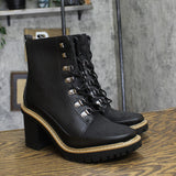 A New Day Womens Tessa Winter Boots 88375339 Black 8.5M